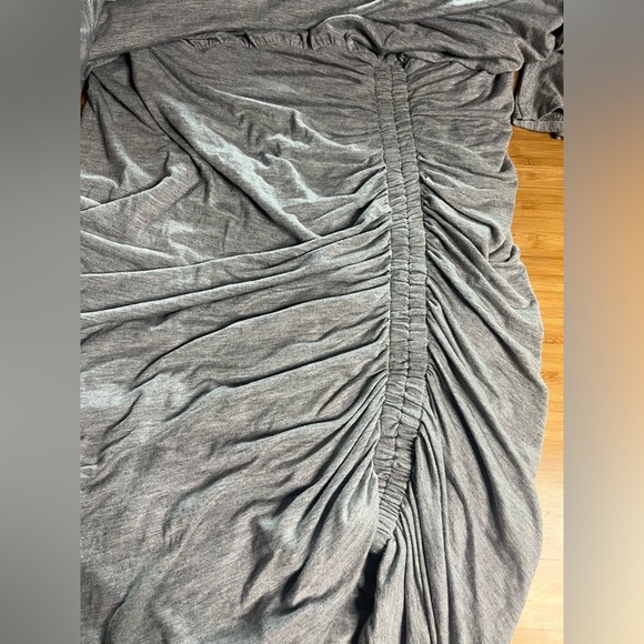 GUC Veronica Beard- Manda Jersey Heather Grey Dress. Size L - Picture 6 of 8